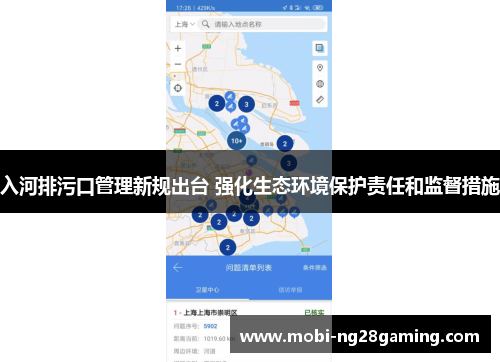 入河排污口管理新规出台 强化生态环境保护责任和监督措施 入河排污口管理新规出台 强化生态环境保护责任和监督措施