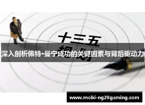 深入剖析佩特·曼宁成功的关键因素与背后驱动力 深入剖析佩特·曼宁成功的关键因素与背后驱动力